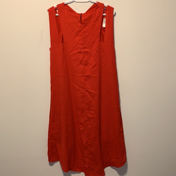 Lori m Collection Red Asymmetrical Dress - Picture 2 of 5